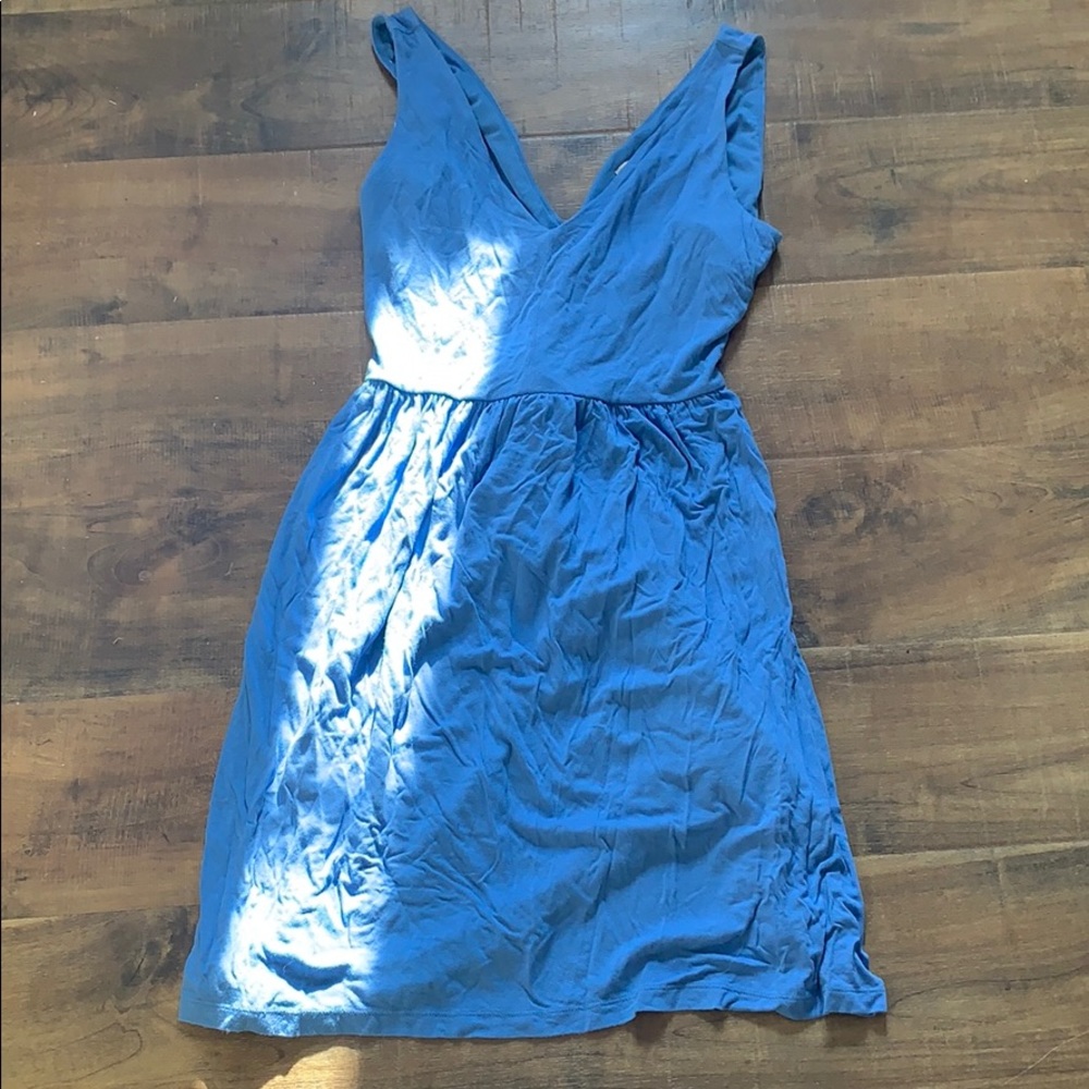 Blue tank dress